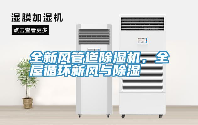 全新風管道除濕機，全屋循環新風與除濕