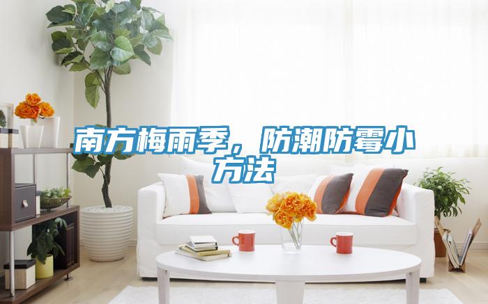 南方梅雨季，防潮防霉小方法