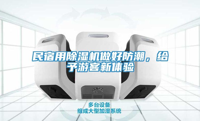民宿用除濕機做好防潮，給予游客新體驗