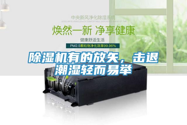 除濕機有的放矢，擊退潮濕輕而易舉