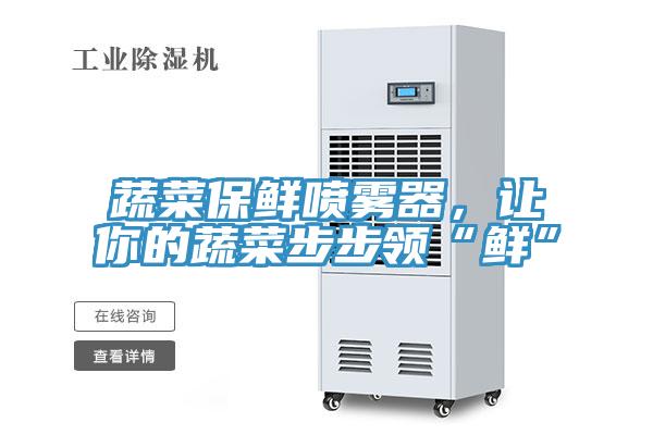 蔬菜保鮮噴霧器，讓你的蔬菜步步領(lǐng)“鮮”