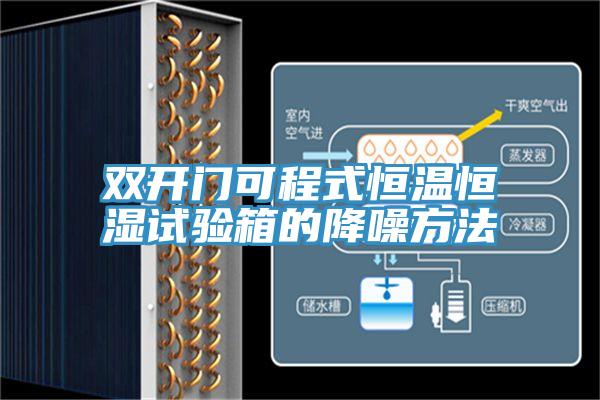 雙開(kāi)門(mén)可程式恒溫恒濕試驗(yàn)箱的降噪方法