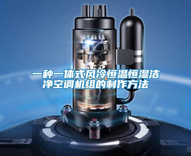 一種一體式風(fēng)冷恒溫恒濕潔凈空調(diào)機組的制作方法