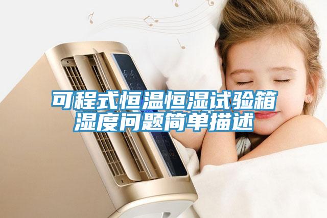 可程式恒溫恒濕試驗(yàn)箱濕度問(wèn)題簡(jiǎn)單描述