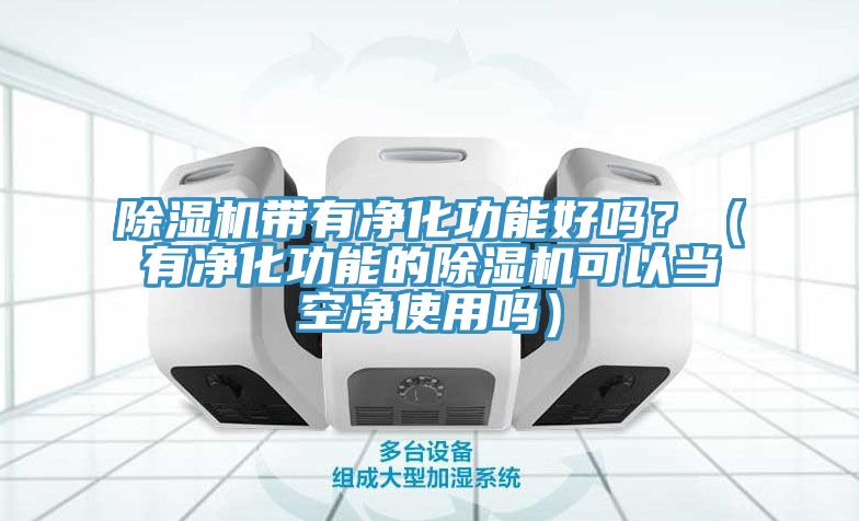 除濕機帶有凈化功能好嗎？（有凈化功能的除濕機可以當空凈使用嗎）