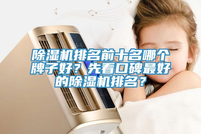 除濕機排名前十名哪個牌子好？先看口碑最好的除濕機排名？