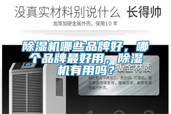 除濕機哪些品牌好，哪個品牌最好用，除濕機有用嗎？
